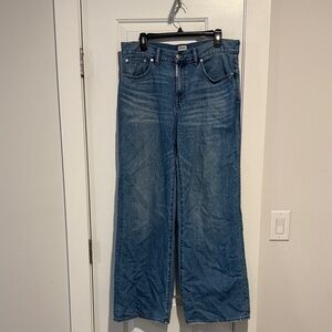 Madewell x Molly Dickson Blue Women's Wideleg Jeans